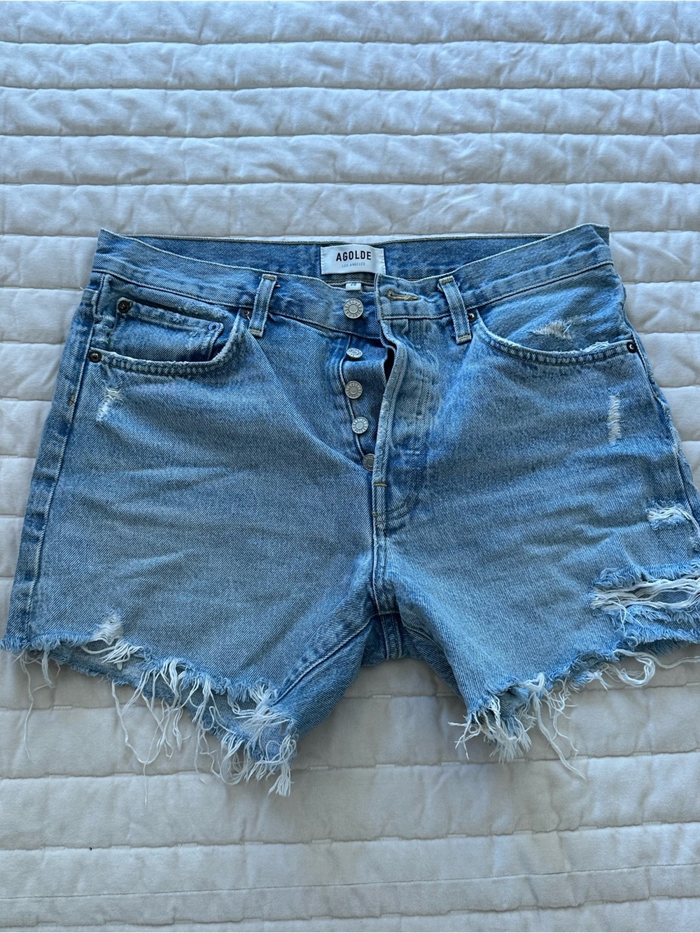 AGOLDE Parker Denim Shorts